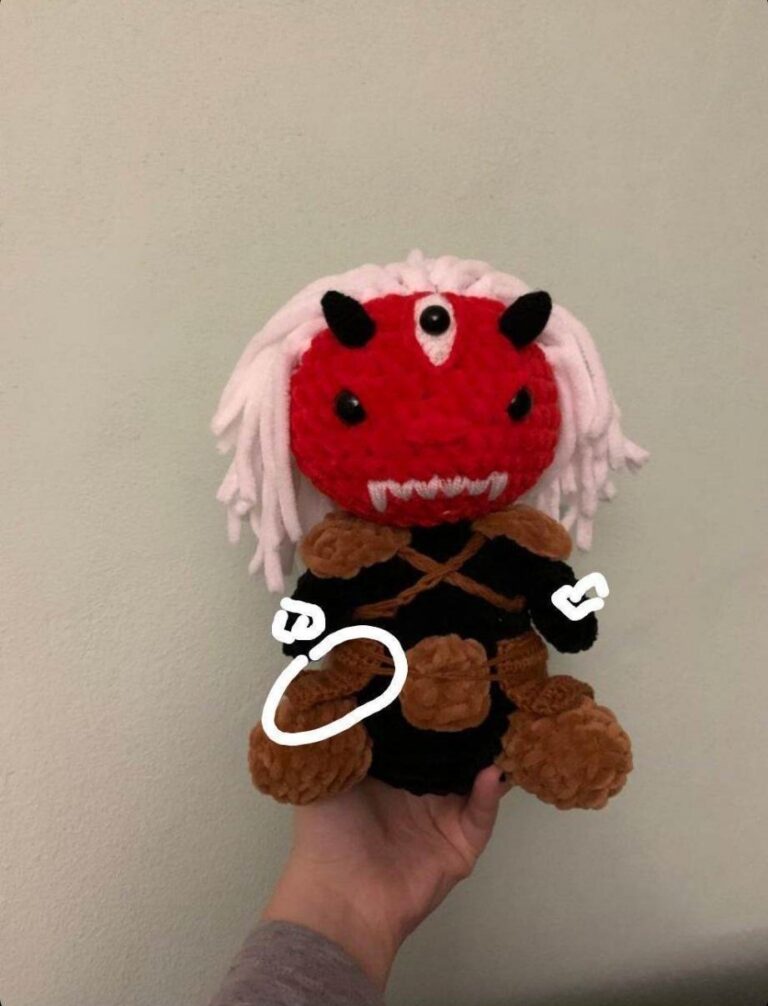 The Oni Dead by Daylight crochet plush