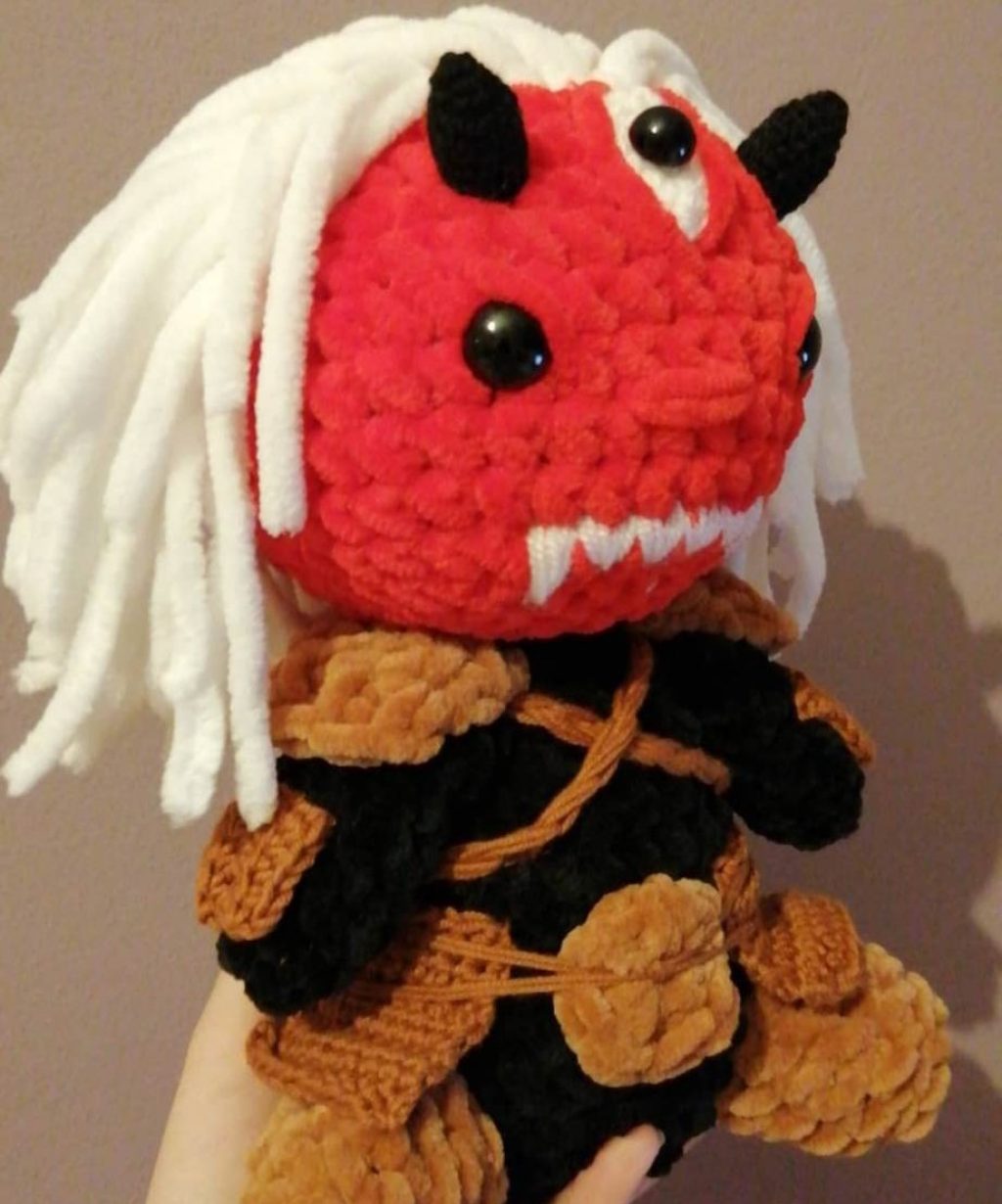 The Oni Dead by Daylight crochet plush